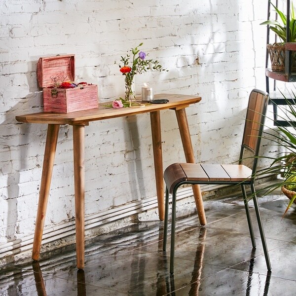 Shop INK+IVY Renu Light Brown Console Table Overstock 14080494