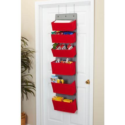 over-the-door pantry and bathroom organizer