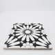 preview thumbnail 6 of 11, Handmade Alhambra in White, Black, Grey Tile, Pack of 12 (Morocco)