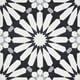 preview thumbnail 5 of 11, Handmade Alhambra in White, Black, Grey Tile, Pack of 12 (Morocco)