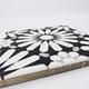preview thumbnail 4 of 11, Handmade Alhambra in White, Black, Grey Tile, Pack of 12 (Morocco)