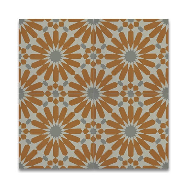 Shop Alhambra 12-pack Gold/ White Handmade Moroccan Tiles (Morocco) - Free Shipping Today
