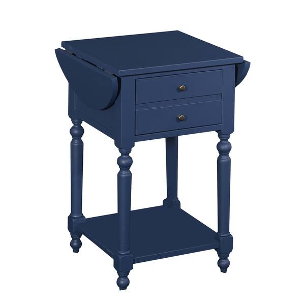 Shiloh Blue Table with Dropleaf - Bed Bath & Beyond - 14081108
