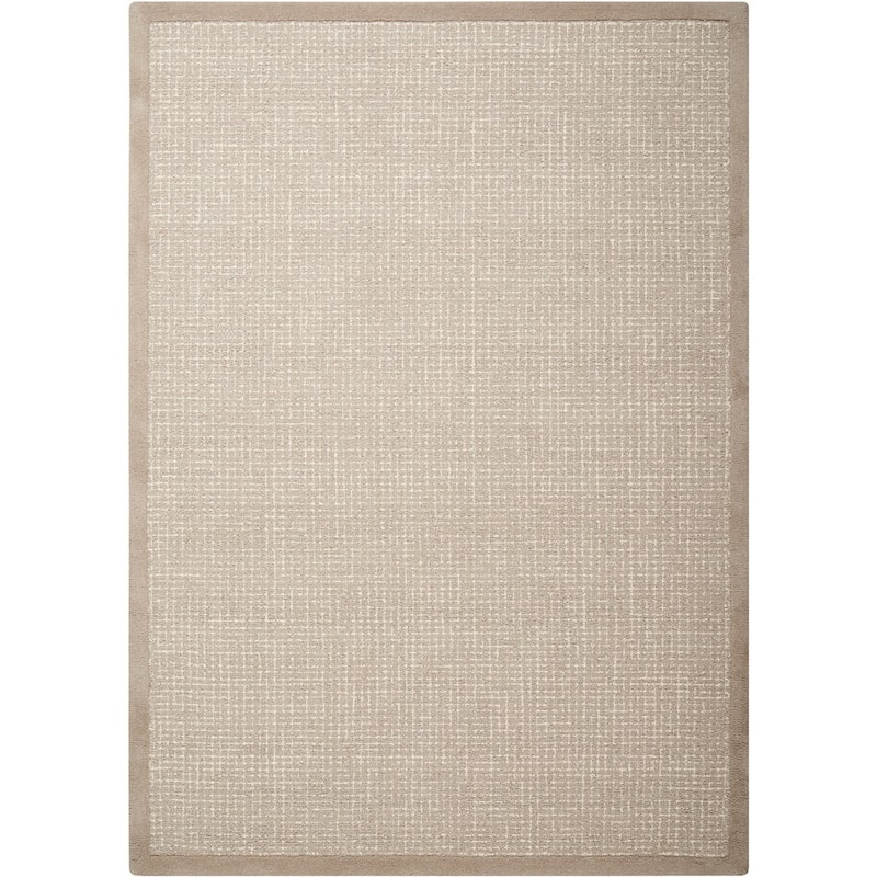 River Brook KI809 Area Rug - 7' 9" x 9' 9" - Taupe/Ivory - Rectangle