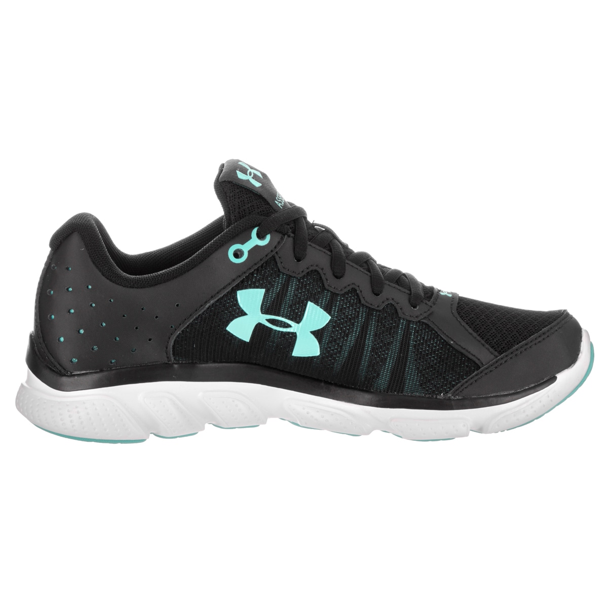 Under Armour Women's Micro G Assert Black Synthetic Leather