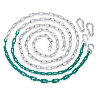 Machrus Swingan Green Vinyl Coated Chain (Set of 2)