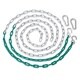 preview thumbnail 1 of 2, Machrus Swingan Green Vinyl Coated Chain (Set of 2)