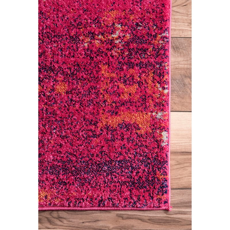 Nuloom Traditional Overdyed Medallion Area Rug
