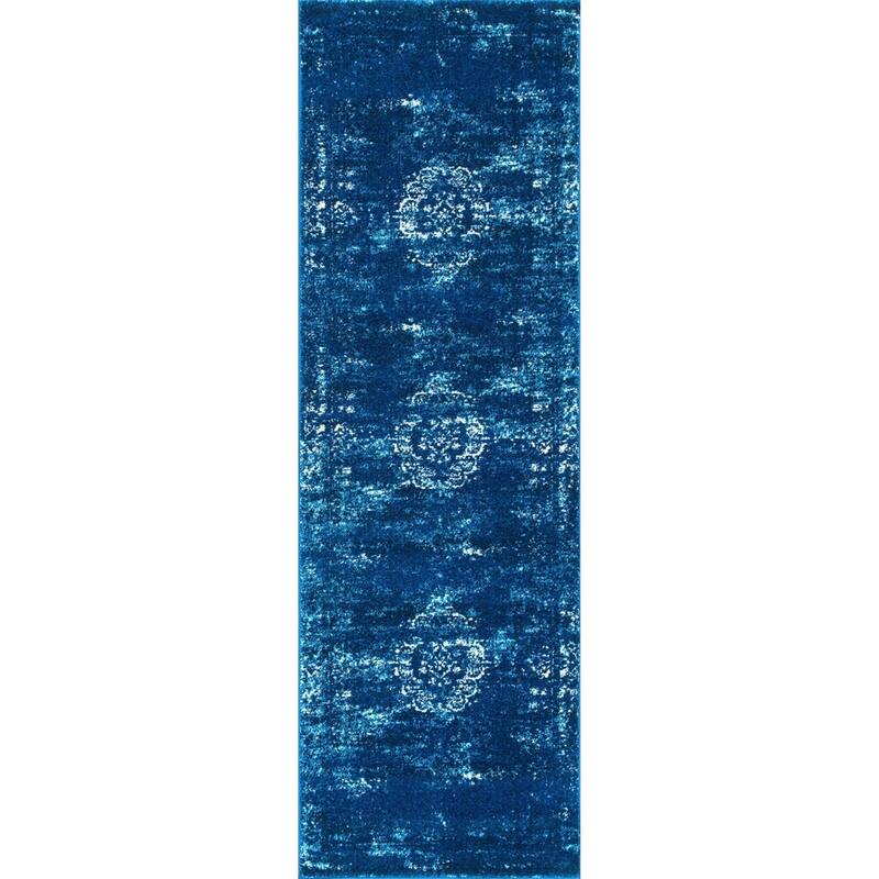 Nuloom Traditional Overdyed Medallion Area Rug
