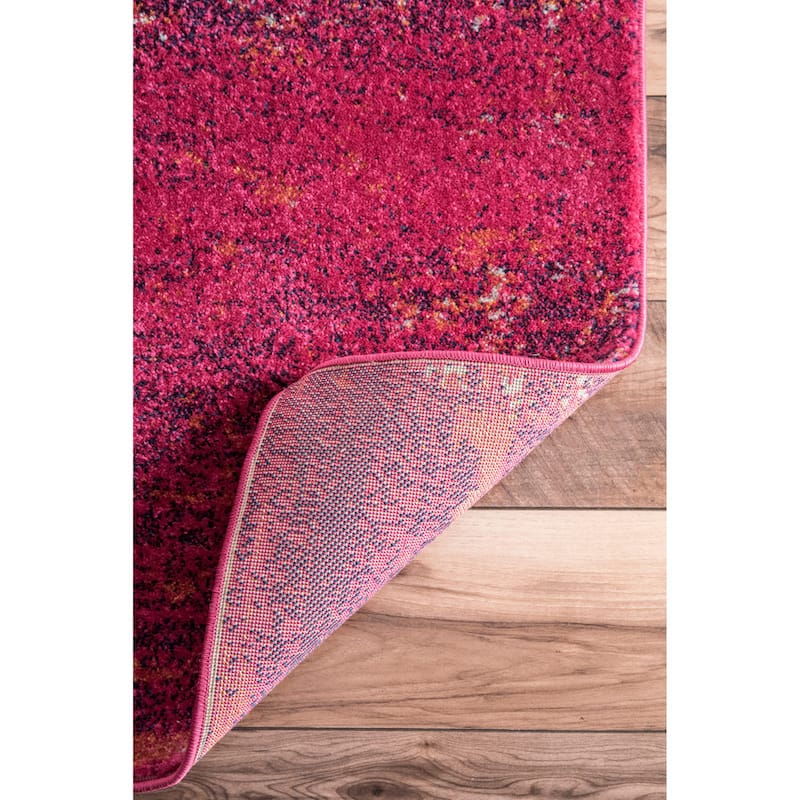 Nuloom Traditional Overdyed Medallion Area Rug