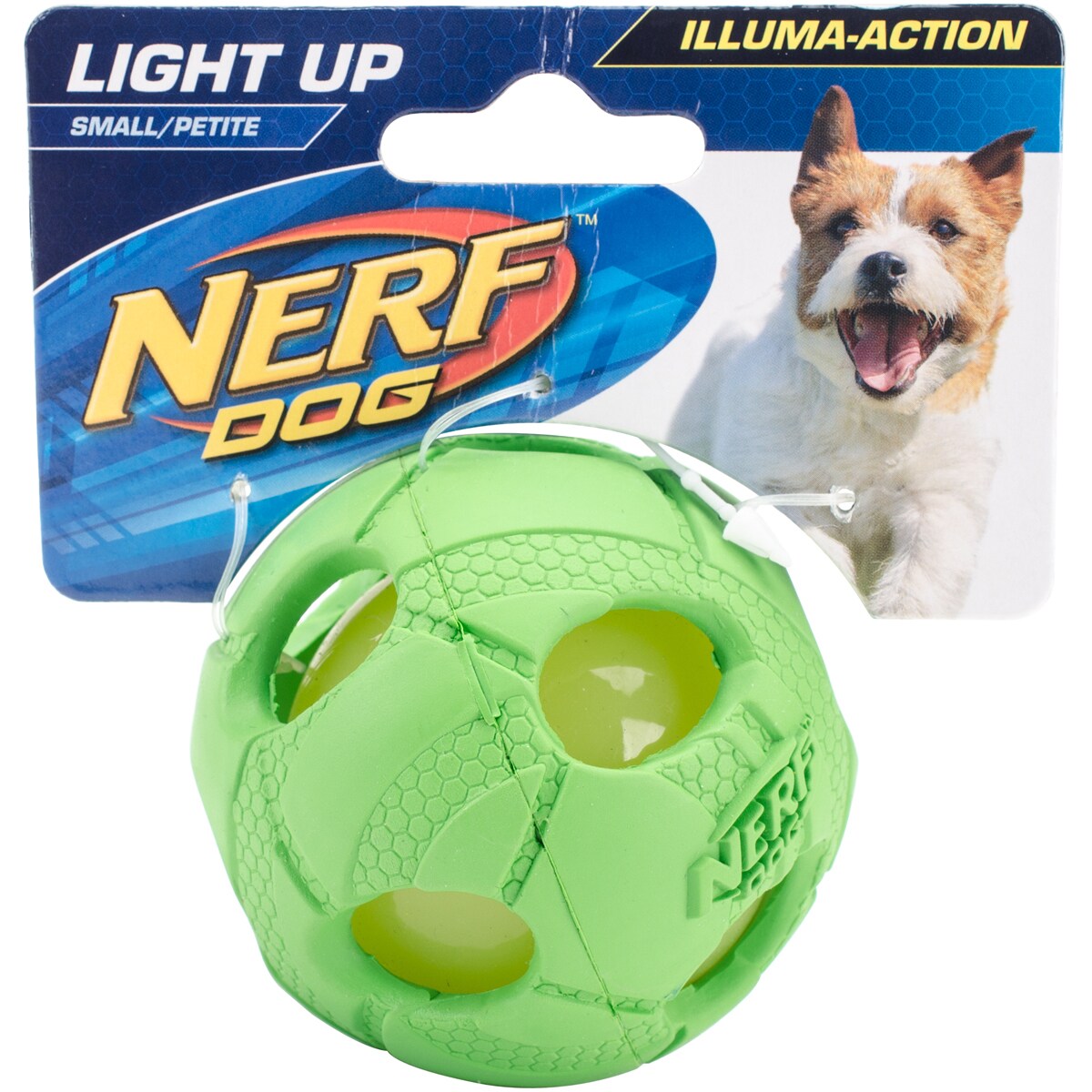 nerf dog led ball