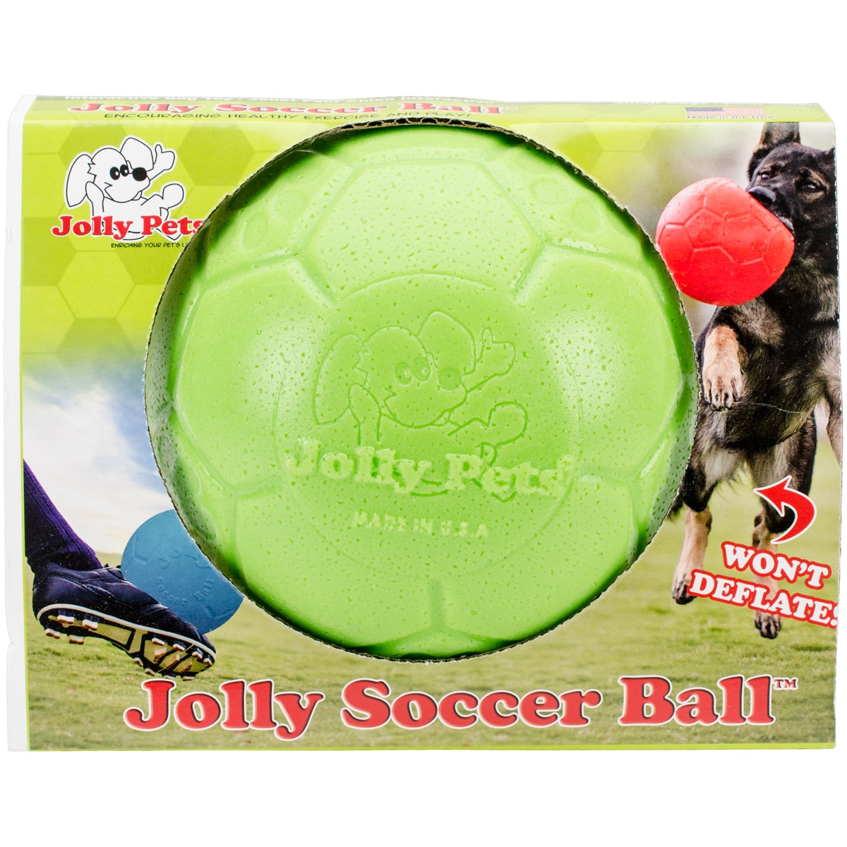 jolly soccer ball dog toy