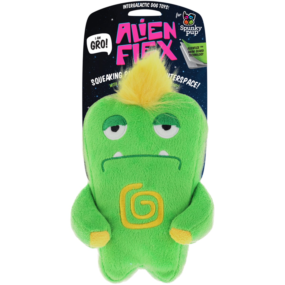 Spunky Pup Alien Flex Plush Dog Toy - Bed Bath & Beyond - 14085156