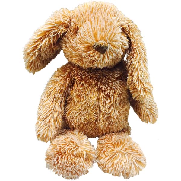 brown shaggy dog toy