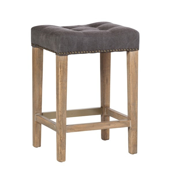 Handmade Shawne Ash Counter Stool (China)