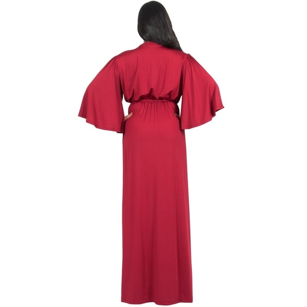 plus size red flowy dress