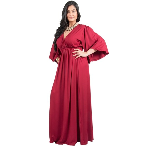 plus size dress with kimono