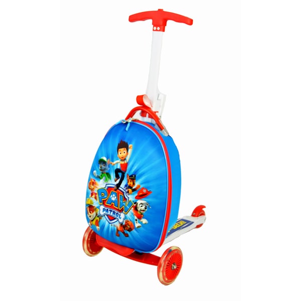 paw patrol scooter suitcase