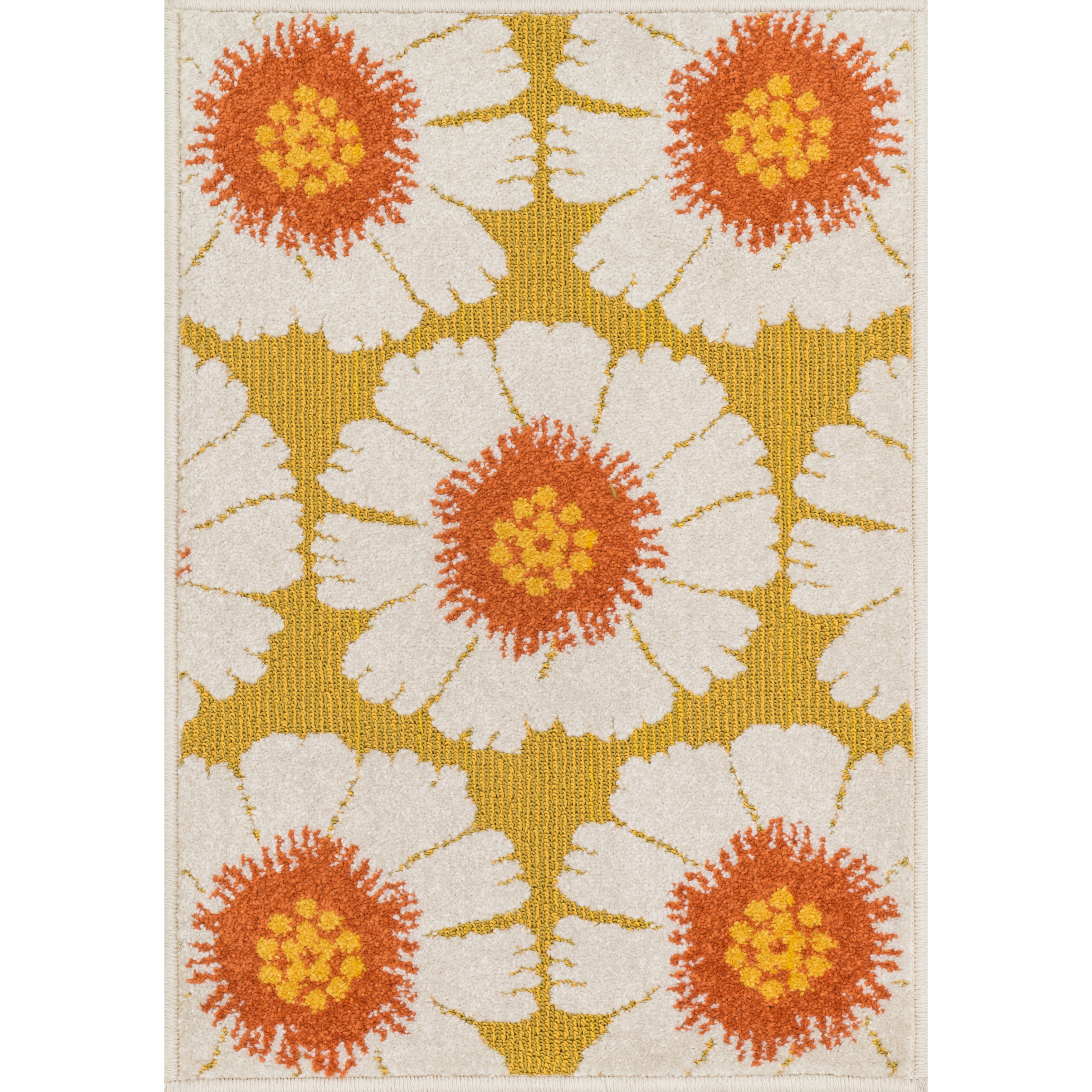 Palm Citron/ Multi Floral Rug - On Sale - Overstock - 14124164
