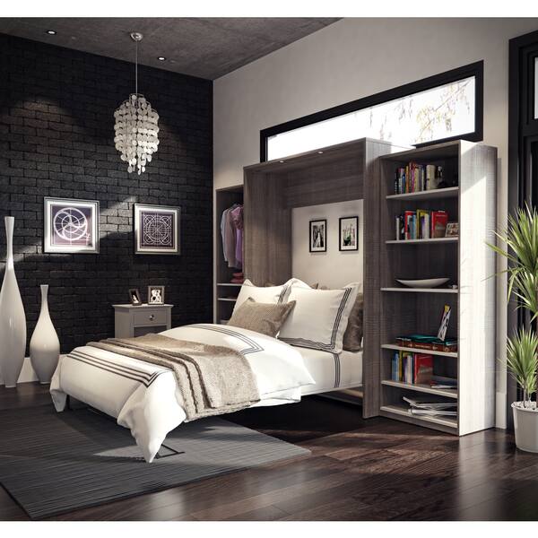 slide 1 of 28, Cielo by Bestar Classic 124-inch Queen Wall Bed kit
