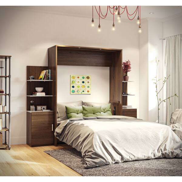 Cielo By Bestar Deluxe 104 Inch Queen Wall Bed Kit On