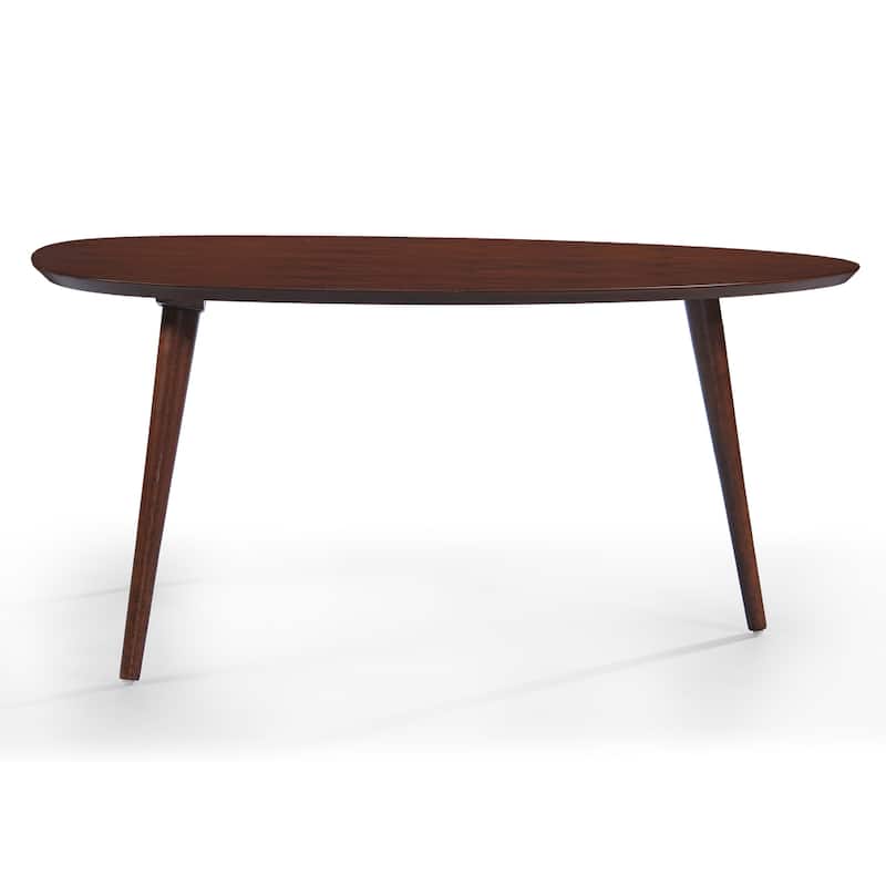 Elam Mid-Century Wood Coffee Table by Christopher Knight Home - 39.30" L x 23.60" W x 18.25" H