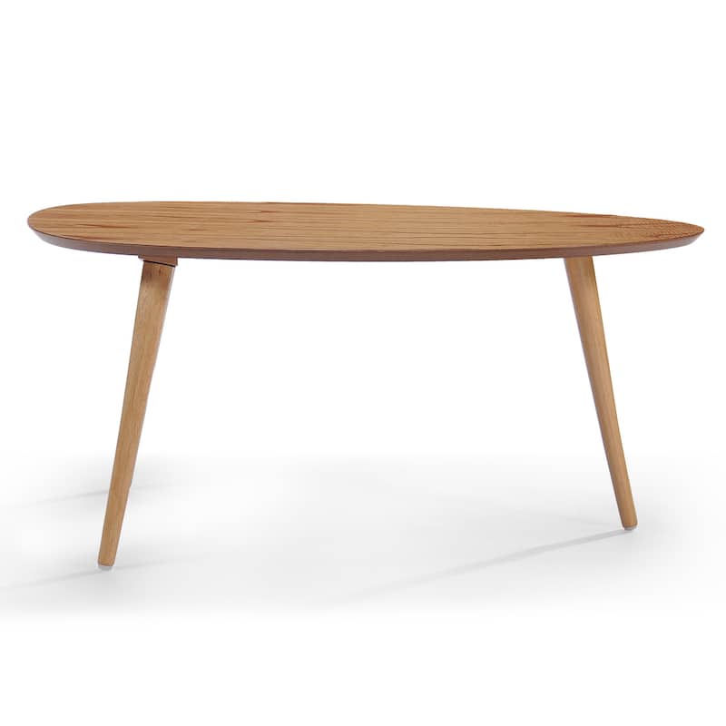 Elam Mid-Century Wood Coffee Table by Christopher Knight Home - 39.30" L x 23.60" W x 18.25" H