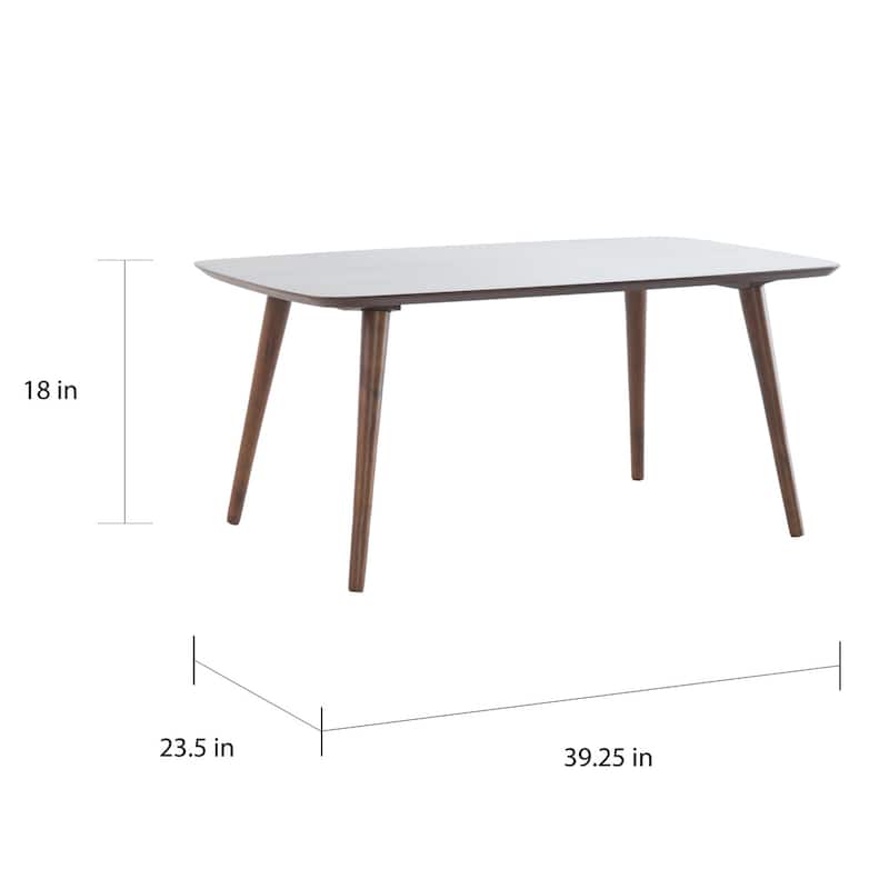 Cilla Mid-Century Wood Rectangle Coffee Table by Christopher Knight Home - 39.50"L x 23.70" W x 18.25" H