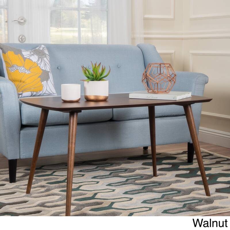 Christopher Knight Home Jazzman Mid-century Wood High Rectangle Coffee Table - Walnut