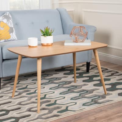 Christopher Knight Home Jazzman Mid-century Wood High Rectangle Coffee Table