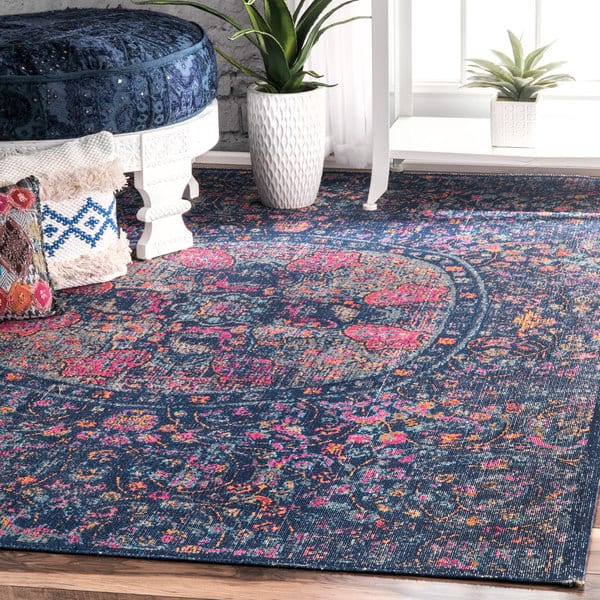 slide 2 of 23, Nuloom Vintage Floral Mandala Area Rug