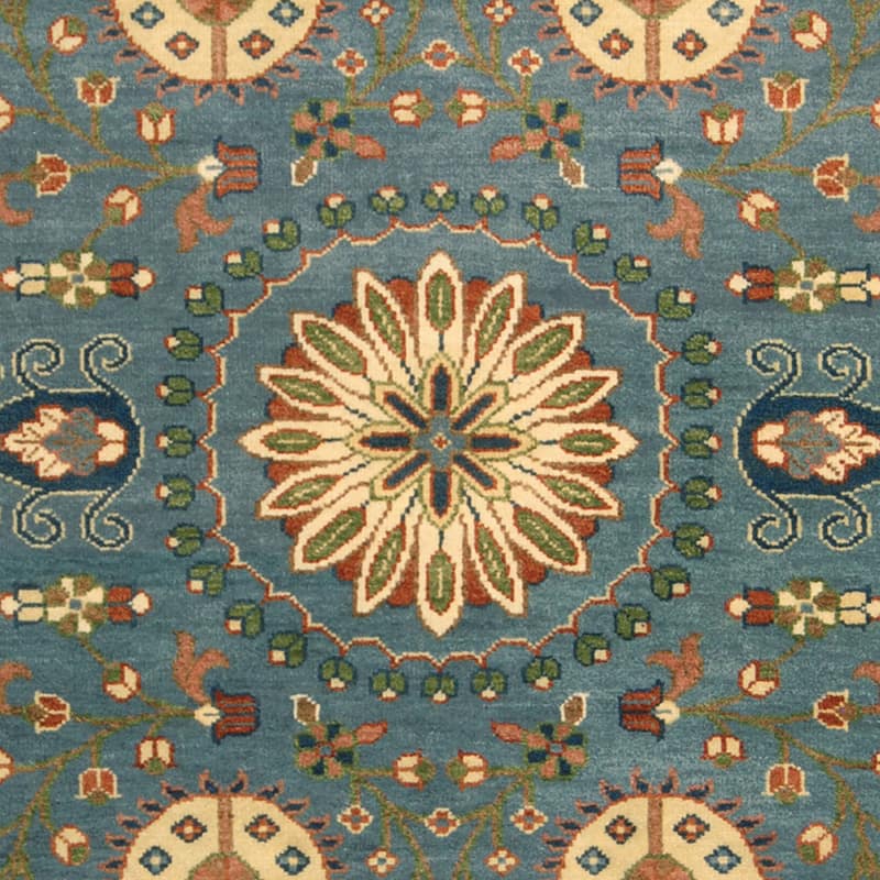 HERAT ORIENTAL Handmade Kazak Paisley Design Wool Rug - 6' x 9'