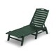 POLYWOOD® Nautical Outdoor Chaise Lounge, Stackable - Thumbnail 1