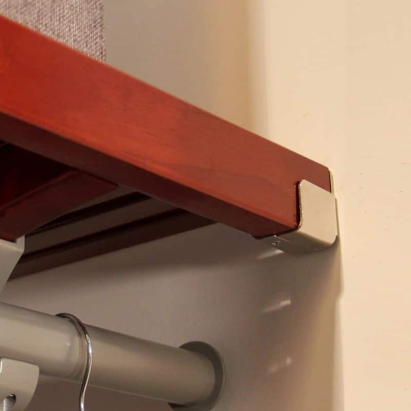 John Louis Home Solid Wood Walk-In Closet System with 3-Drawers Red Mahogany