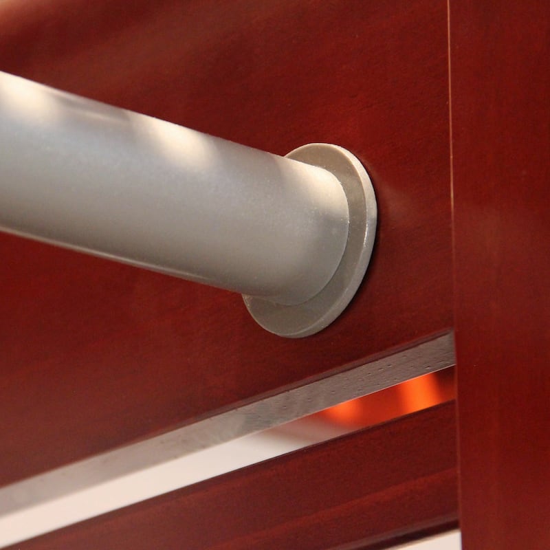 John Louis Home Solid Wood Walk-In Closet System with 3-Drawers Red Mahogany