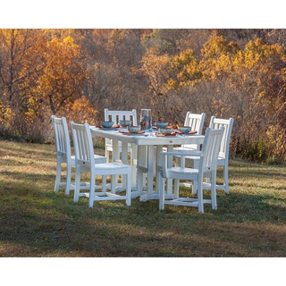 POLYWOOD Traditional Garden 7-piece Polyurethane Dining Set - 7piece