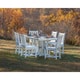 preview thumbnail 2 of 5, POLYWOOD Traditional Garden 7-piece Polyurethane Dining Set - 7piece