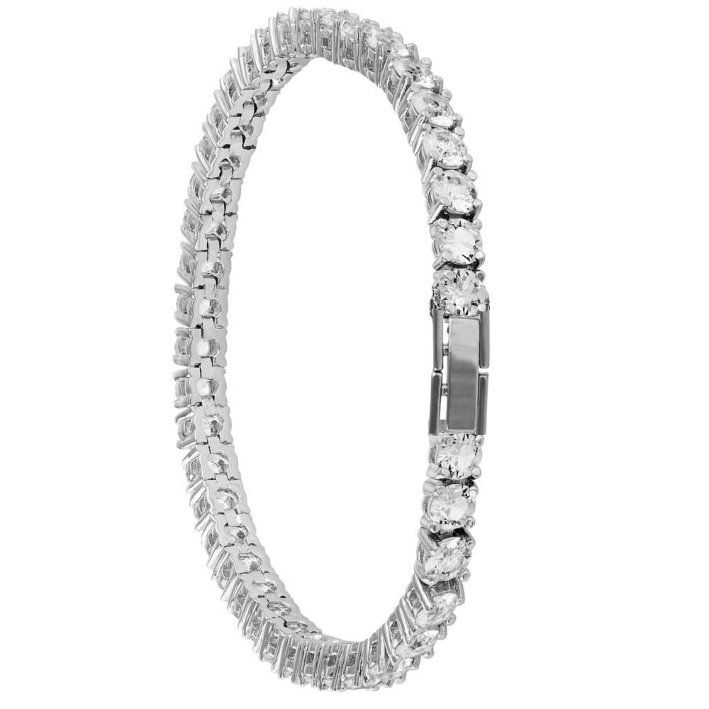 white gold plated bracelet