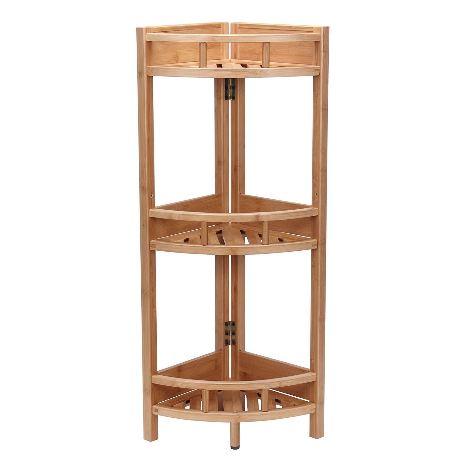 Shop Black Friday Deals On Bamboo 3 Tier Corner Storage Shelf 35 X 11 X 11 Inches Overstock 14094814