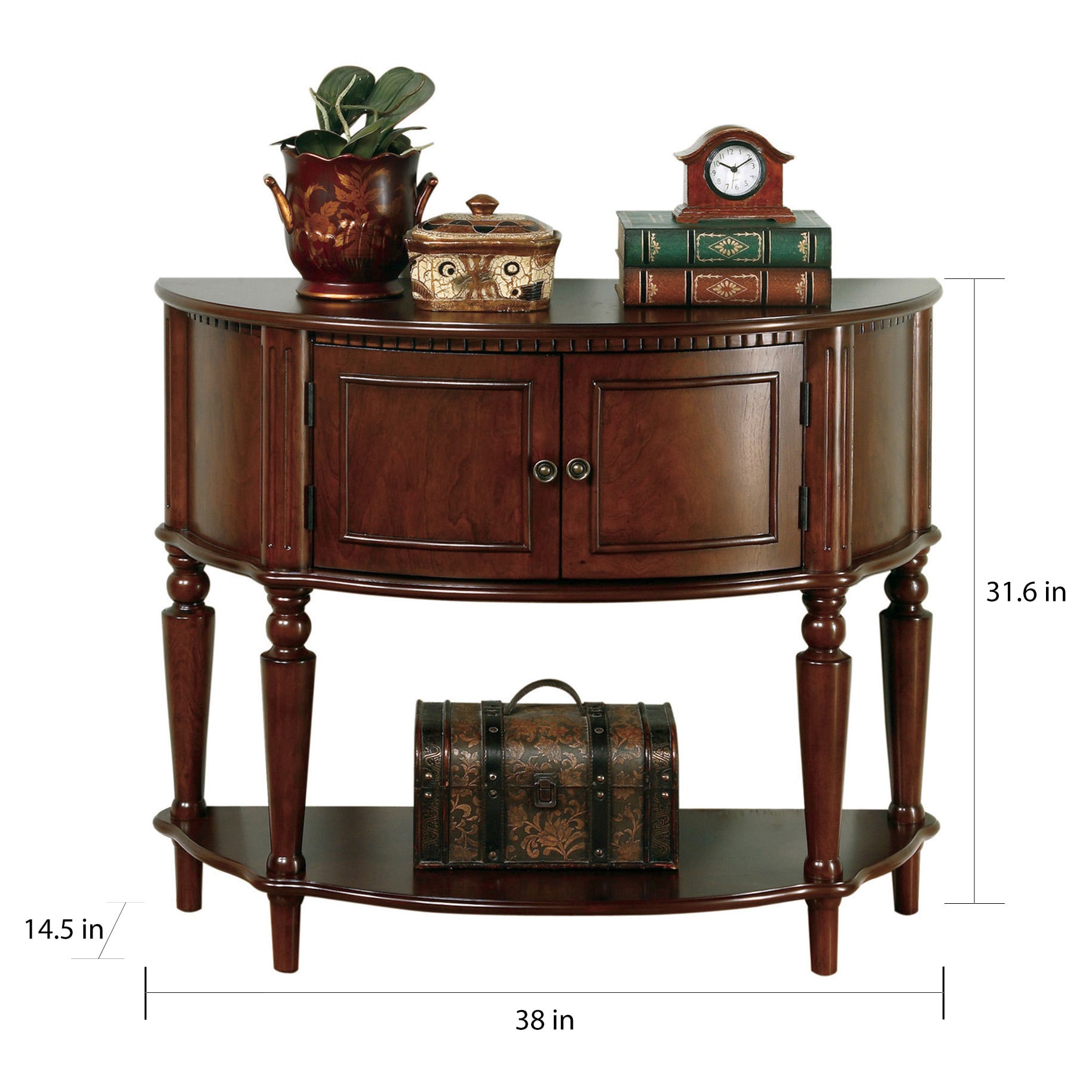 14 inch deep console table