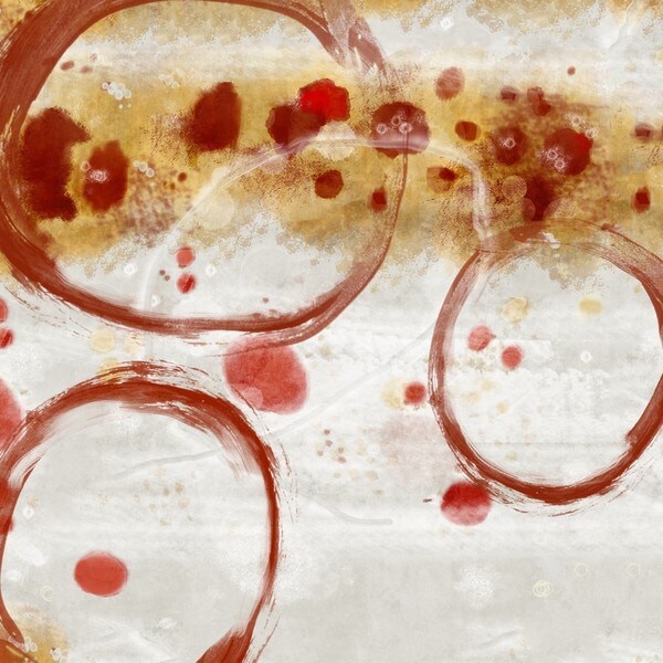 Orange Splash I Wall Art