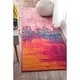 preview thumbnail 28 of 28, Nuloom Alayna Abstract Waterfall Area Rug 2' 8" x 8' - Orange
