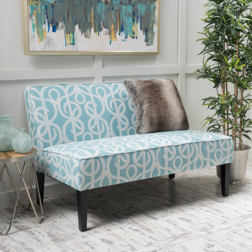 Dejon Patterned Fabric Loveseat by Christopher Knight Home