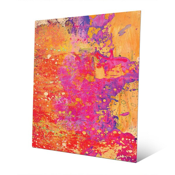 Incredibly Lucky Abstract Metal Wall Art Print - Overstock - 14096722