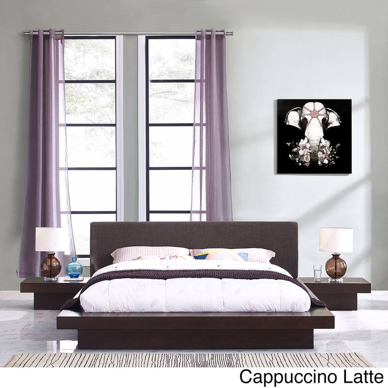 Freja 3 Piece Queen Fabric Bedroom Set