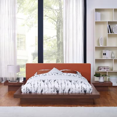 Freja 3 Piece Queen Fabric Bedroom Set
