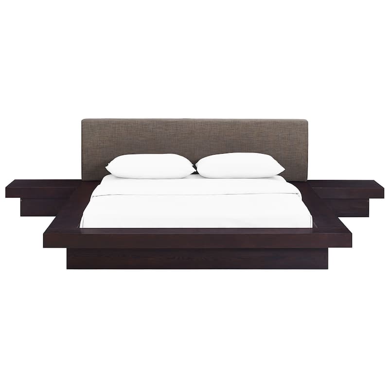 Freja 3 Piece Queen Fabric Bedroom Set