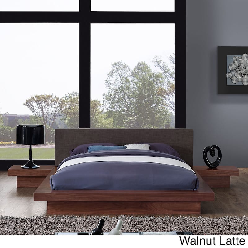Freja 3 Piece Queen Fabric Bedroom Set