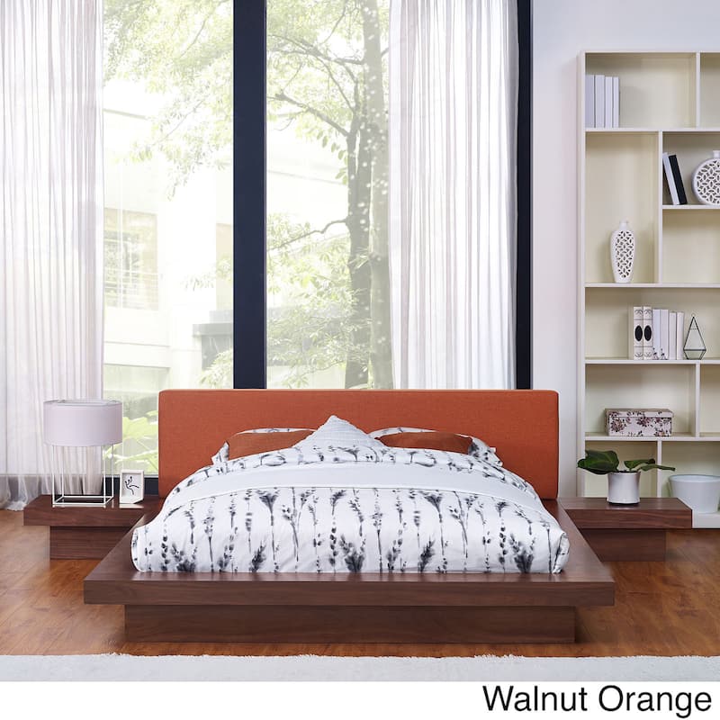 Freja 3 Piece Queen Fabric Bedroom Set