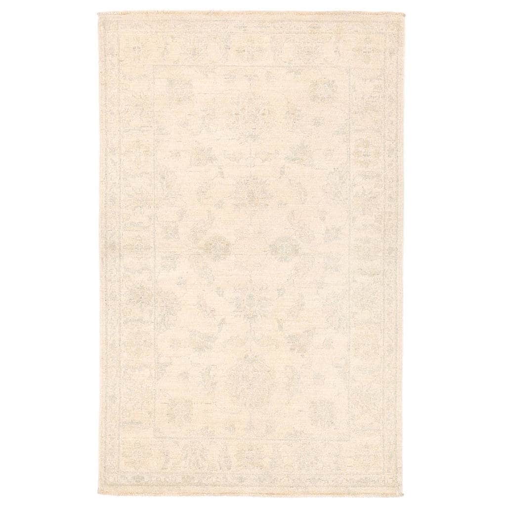 Handmade One-of-a-Kind Vegetable Dye Oushak Wool Rug (Afghanistan) - 3' x 4'9